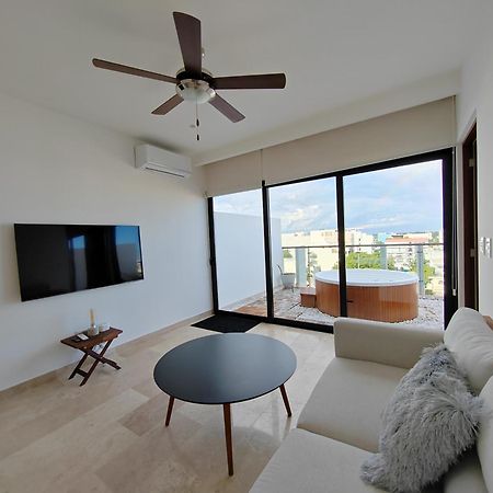 New & Equipped Apartment Steps From The Beach With Pool Jacuzzi By Yeah Playa del Carmen Buitenkant foto