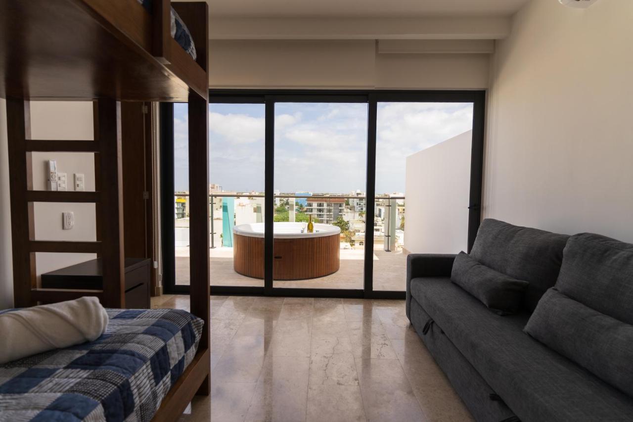 New & Equipped Apartment Steps From The Beach With Pool Jacuzzi By Yeah Playa del Carmen Buitenkant foto