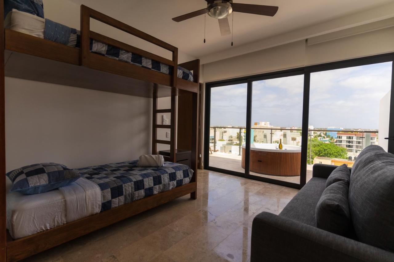 New & Equipped Apartment Steps From The Beach With Pool Jacuzzi By Yeah Playa del Carmen Buitenkant foto