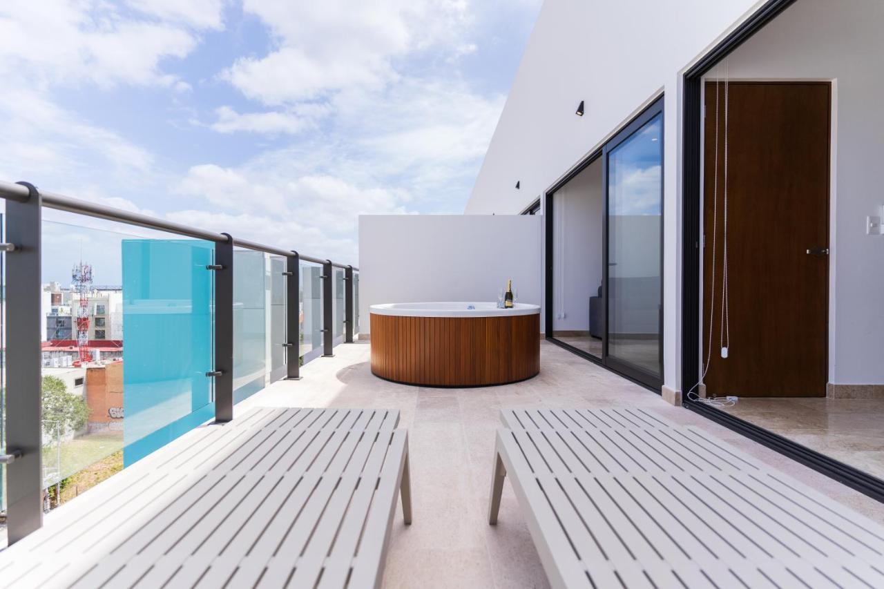 New & Equipped Apartment Steps From The Beach With Pool Jacuzzi By Yeah Playa del Carmen Buitenkant foto