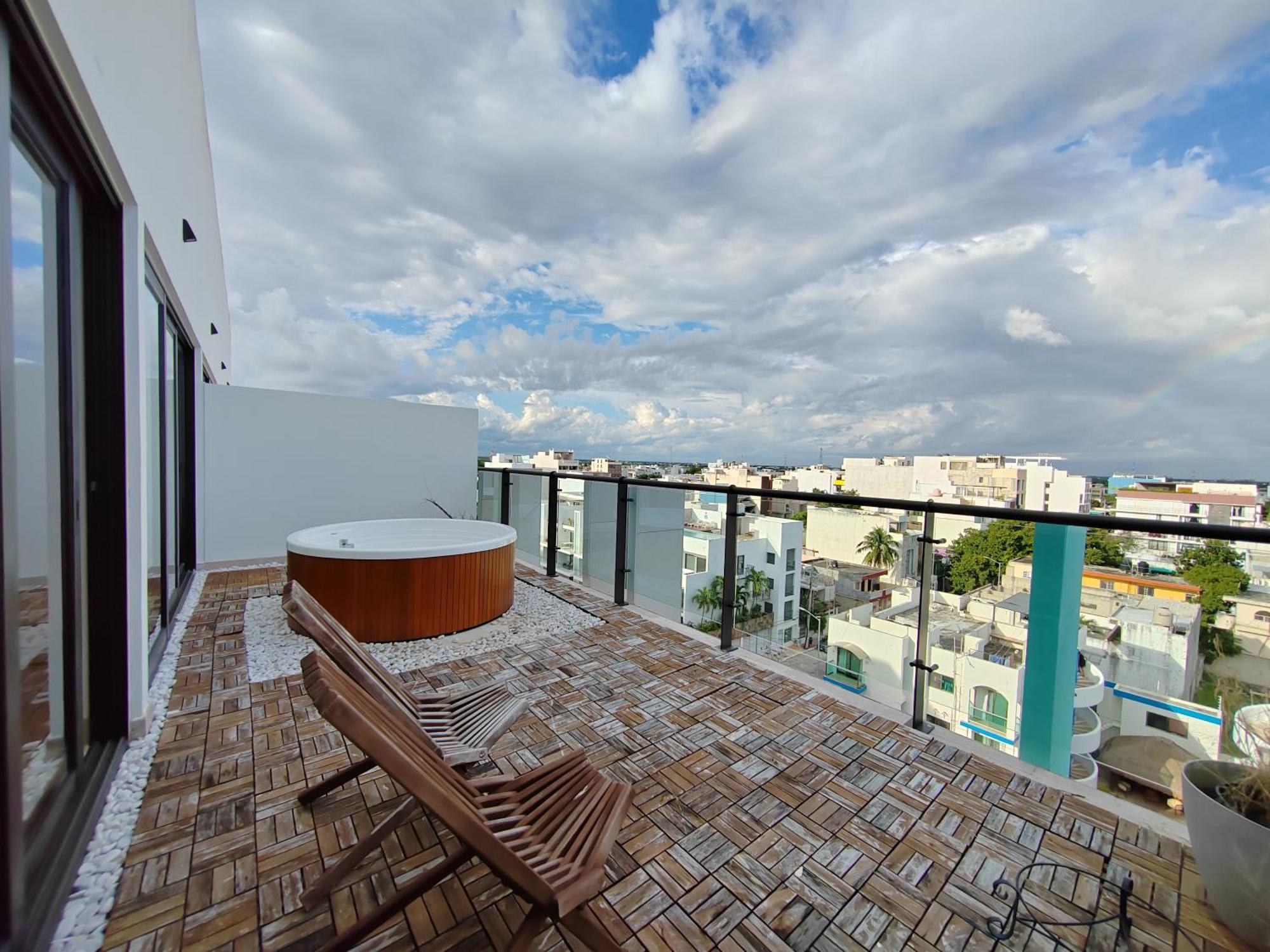 New & Equipped Apartment Steps From The Beach With Pool Jacuzzi By Yeah Playa del Carmen Buitenkant foto